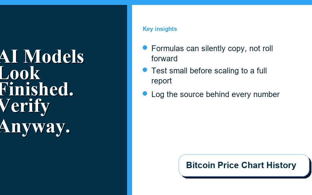 AI-Generated Financial Models Look Finished Before They’re True